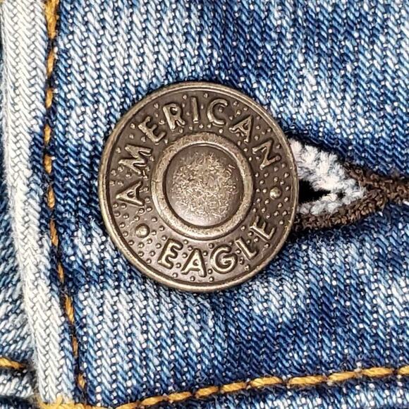 American Eagle AE Jeans Men’s Size 31x32 Flex Denim Slim 5-Pocket Distressed - Picture 5 of 11